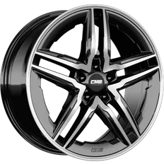 18" - 5/114,3 Autofelgen CMS C29-AERO diamond black gloss 7.5Jx18 5x114.3 ET35