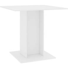 Quadratic Dining Tables vidaXL 800252 White Dining Table 80x80cm