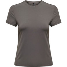 Polyamid T-skjorter Only EA Short Sleeves O-Neck Top - Grey/Thunderstorm