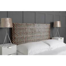 Wade Logan Tristam Upholstered Diamond Marble Velvet Headboard