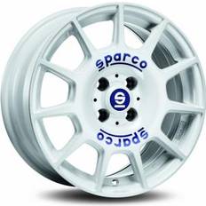 Sparco alufelgen terra für subaru xv g5 17 zoll felgen WHITE + BLUE LETTERING - 7.5J