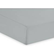 Silver Bed Sheets Divante 180Tc Cotton Fitted Bed Sheet Silver