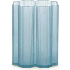 Plastique Vases Kartell Okra - Bleu Clair Vase