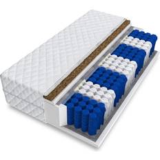 160cm Matelas FDM Home Max 160x200 cm Ensachés + Fibre Coco Premium Matelas à Ressorts