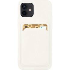 Hurtel Silicone Korthållare Skal Samsung Galaxy S21 Plus 5G Vit
