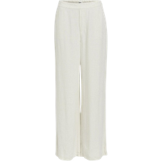 Sanne Aline Linen Blend Wide Leg Trousers - Sandshell