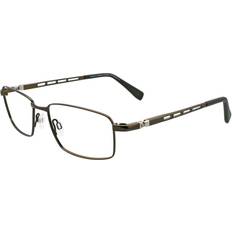 Glasses & Reading Glasses Easyclip EC371 010 Satin Golden Brown 55MM