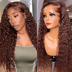 Tascal 13x4 Chocolate Brown Deep Wave Wet Wavy Lace Front