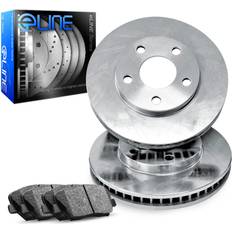 Toyota Brake System R1 Concepts Front Brakes Rotors Kit Front