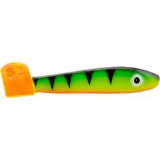 Fiskeutrustning Svartzonker Big McRubber Glow 25cm 2-pack Fire Tiger
