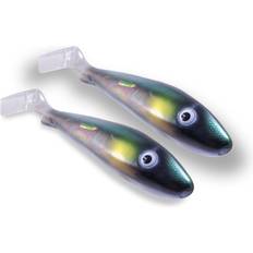 Fiskeutrustning Svartzonker McRubber 21cm Flash Series 2-pack Green Sunshine