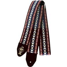 ACE Ace Guitar Straps Ace Vintage Reissue Bohemian Guitar Strap by. Blue