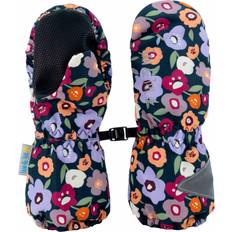 Florals Mittens Children's Clothing Jan & Jul JAN & JUL Water-Resistant Mittens for Girls Winter Flowers, S: 2-4Y