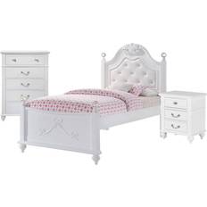 White Bed Packages Picket House Furnishings Annie Twin AN700TT3PC