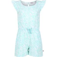 Regatta Kid's Dasie Ruffle Sleeve Romper - Blue