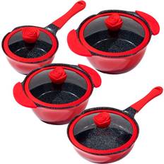 Cookware King - Cookware Set with lid 8 Parts