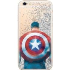 ERT CASE LIQUID GLITTER MARVEL CAPTAIN AMERICA 002 SAMSUNG GALAXY A20E standard