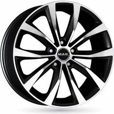 Bilfälgar Mak Wolf Black Machined Face 8x20 5/112 ET50 B57.1