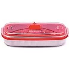 Red Egg Cookers Snips Poached Egg Maker 0.75 LT