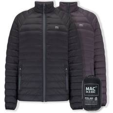 Mac in a Sac Polar Packable Men's Down Jacket - Jet Black/Charcoal