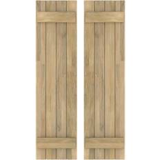 Windows Ekena Millwork ARW101BB414X49UNH Timber Window Shutter 14x49"
