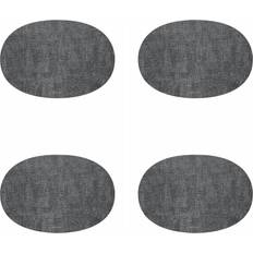 Gröna Bordstabletter Guzzini Reversible Placemat Fabric Oval Mint Green Bordstablett Grön