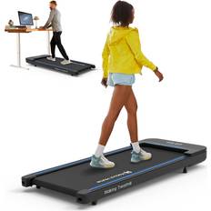 Mobvoi Hem Walking Treadmill Walking Pad Under Desk Compact Treadmills för hemmakontor 2.25 HP Portabel Treadmill Walking Jogging Machine med fjärrkontroll LED-display 120KG 1-6 KM/H Enkel lagring