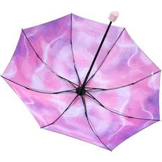 Umbrellas OAVQHLG3B Umbrella Windproof Travel Umbrella Travel Essentials for Rains 8 Ribs Lightweight Manual Foldable Travel Umbrellas for Women Men Outdoor Touring