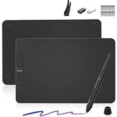 Graphics Tablets Veikk VK640 Graphic Drawing Tablet, 6 Hot Keys and Tilt Support 8192 Battery-Free Pen, Compatible with Windows/Mac/Linux OS and Andorid Mobile