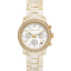 Watches Michael Kors Runway Chronograph Alabaster Acetate 38mm Alabaster