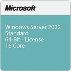 Operating Systems Microsoft Windows Server 2022 Standard 64-Bit License 16 Core