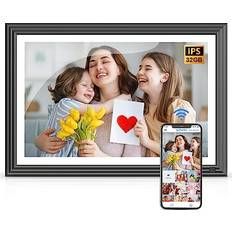 Digital Photo Frames FULLJA APP Electronic Picture Frame 10.1-inch Digital Photo Frame