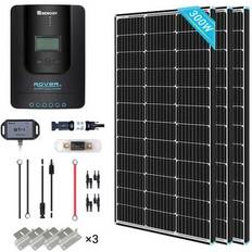 Renogy Solar Panels Renogy 300W Solar Panel Kit 12 Volt Power System Kit: 3PCS 100W Solar Panel 40A MPPT Charge Controller for Motorhome, Caravan, Off-grid