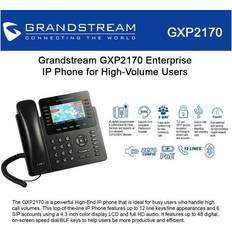 Grandstream GXP2170 -Enterprise IP Phone, 12 Line, Color Display -VoIP