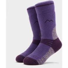 Purple Underwear Peter Storm Girl's Midweight Trekking Sock 2 pack Purple M-L