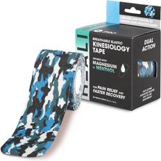 Synthetic Silk Kinesiology Tape Blue Camo