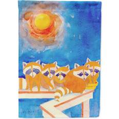 Carolines Treasures Railing Flag Garden Animals 11x15"