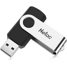 Netac Thumb Drives 128GB, USB Flash Drive 3.0 128GB USB Stick Jump Drive, Speed up to 90MB/s, USB Drive with Rotated Design