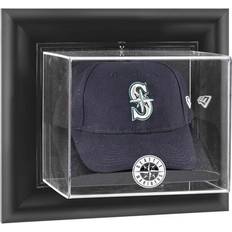 Sports Fan Products Fanatics Authentic Seattle Mariners Black Framed Wall-Mounted Logo Cap Display Case