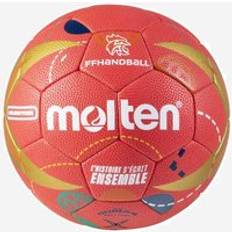 Handball Molten Handball Grösse 2 HX3400 FFHB rot EINHEITSFARBE