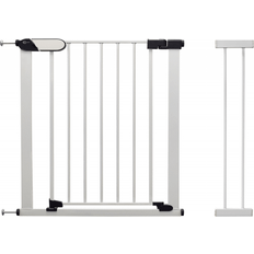 Callowesse Kemble Child & Pet Pressure Fit Safety Gate 89-94cm x H76cm Bundle including 14cm Extension Suitable for Doors and Stairs White