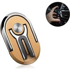 HKHBJS Phone Ring Holder Car Phone Holder Multipurpose Mobile Phone Bracket Holder Finger Stand 360 Degree Rotation Phone Vent Mount For Car Air Vent Navigat