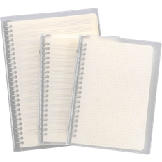 Anteckningsblock a5 blank A5/B5 Leaf Blank Grid Dot English Paper Refill Spiral Mother of pearl Notebook