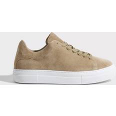 Slhdavid Chunky Suede Sneaker Noos Låga sneakers Sand