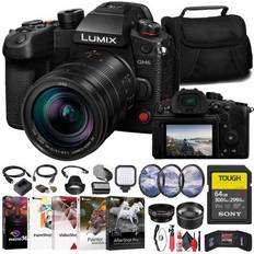 Panasonic Lumix GH6 Mirrorless Camera W/ 12-60mm Lens Sony 64GB Card More