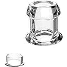 Analplugg Hollow Anal Beads Butt Plug med Stopper Tunnel Transparent Anus Dilation Vuxen Gay