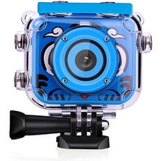 Digital Cameras Dsport 1.77 inch Screen 30m Waterproof HD Digital Camera for Children Blue