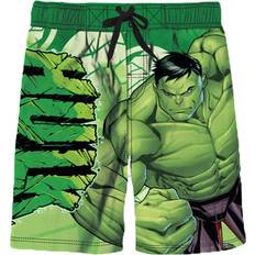 Marvel Swimwear Children's Clothing Marvel The Incredible Hulk Big Boys Swim Trunks, Green