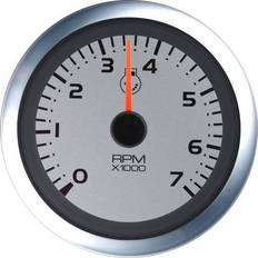 Varvräknare båttillbehör Comstedt Ab Tachometer 3" 7000 rpm Silver