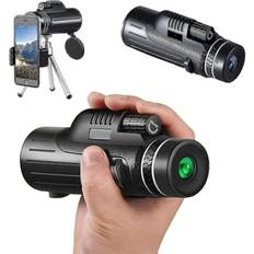 Binoculars & Telescopes HKHBJS 200x200 Monocular Telescope With Vis, Monoculars For Adults Gazing, Portable